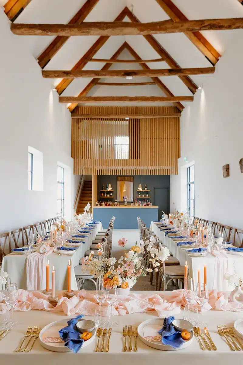Devon Wedding Venue Barn Interior