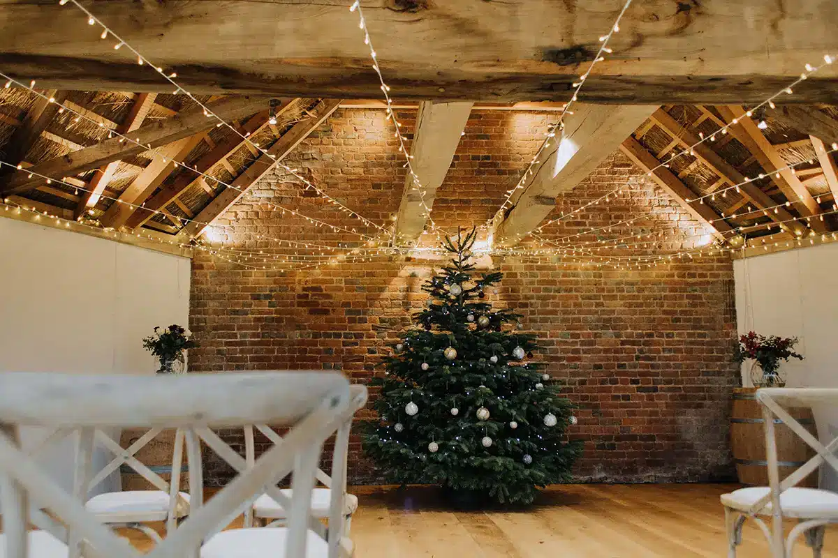 Winter Elopement Wedding Barn Venue Devon