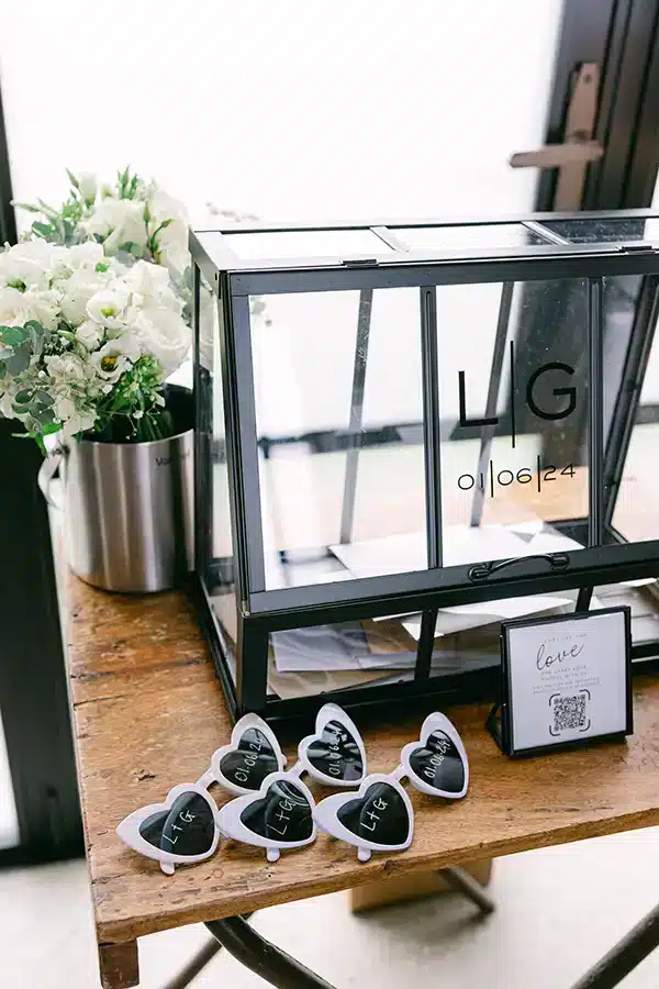 Barn Wedding Message Box