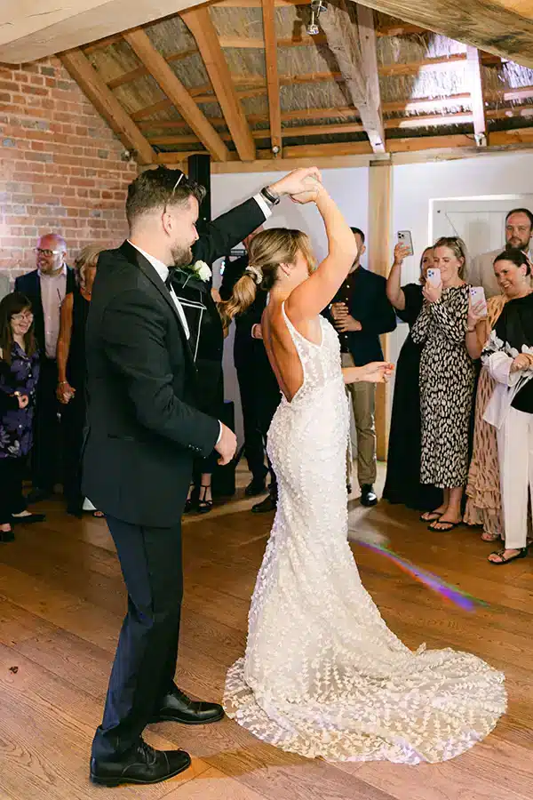 Barn Wedding Reception First Dance